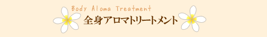 全身アロマトリートメント